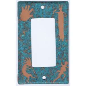  Rocker South West Hieroglyphics Switch Plate Cover (Green 