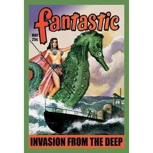  Vintage Art Invasion from the Deep   03708 3