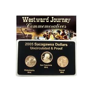  2005 Sacagawea Dollar   P/D/S Mint Set Toys & Games
