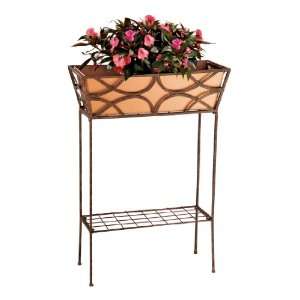  Deer Park PL128T Tapered Net Planter with Tin Liner: Patio 