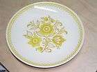   jubilee retro yellow flowers dinner plate roya expedited shipping