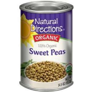 Natural Directions Organic Sweet Peas   12 Pack  Grocery 