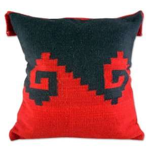  Wool cushion cover, Frieze Fire