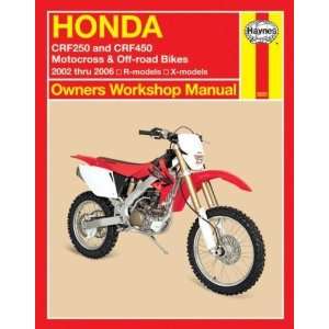  Honda CRF250 & CRF450 Motorcross & Off Road Bikes 2000 
