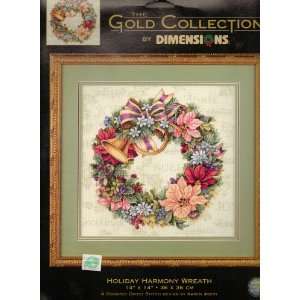   Holiday Harmony Wreath Christmas the Gold Collection: Arts, Crafts