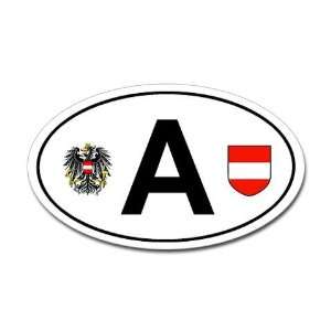  Austria car sticker Cool Oval Sticker by  