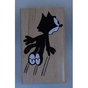   Jumping Wood Mounted Rubber Stamp (Discontinued) From Rubber Stampede