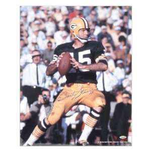  Bart Starr Green Bay Packers   Ball In Hand   Autographed 