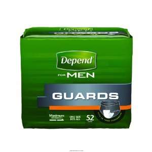  Depend Guards For Men, Depends Guard Men Conv Pk, (1 PACK 