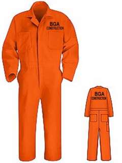 New COVERALLS Custom Printed Personalized Company Name  