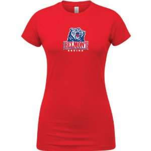  Belmont Bruins Red Womens Logo T Shirt: Sports & Outdoors