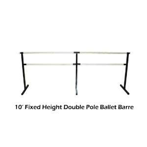 10ft Double Pole Ballet Barre 