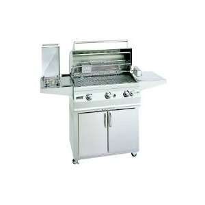   Gas Grill W/ Rotiss And Single Side Burner NG: Patio, Lawn & Garden