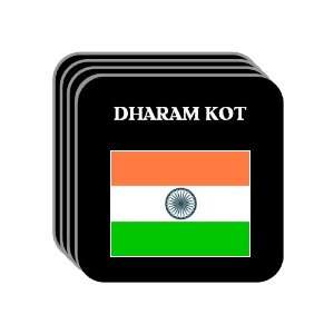  India   DHARAM KOT Set of 4 Mini Mousepad Coasters 