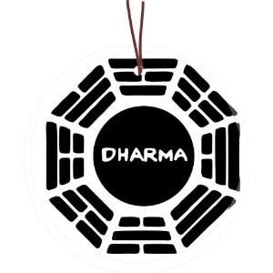  Rikki Knight Dharma Initiative Design Glass Round 