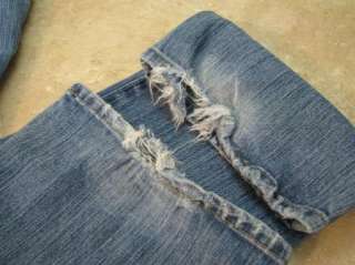 AMERICAN EAGLE Destroyed Stretch AE ARTIST JEANS 2 R  
