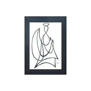  NOVICA Abstract Painting   Angel Home & Kitchen