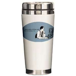  Time Billing Code Office Ceramic Travel Mug by  