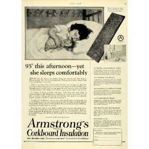   Child Sleeping Ann Brockman Home   Original Print Ad