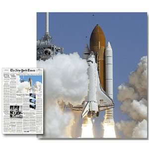 THE NEW YORK TIMES Shuttle Roars Back to Space (7/26/05) Jigsaw Puzzle 