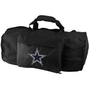  Dallas Cowboys Black Fold Away Duffel Travel Pack: Sports 