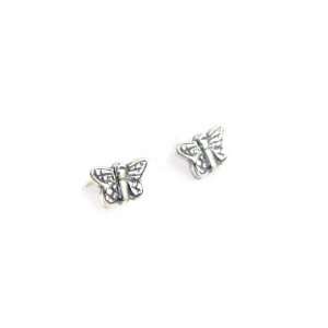  Earrings silver Papillons Discrétion.: Jewelry