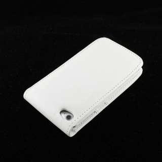 WHITE LEATHER FLIP CASE COVER For IPOD TOUCH 4TH GEN 4G  