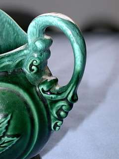   auction is for a Beautiful Vintage HULL USA Green Art Pottery Pitcher
