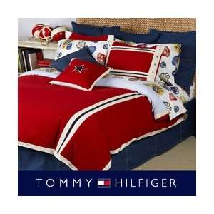  Tommy Hilfiger American Classics Red 3 piece Comforter Set 