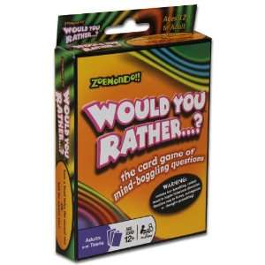  Would You Rather? Classic Card Game By Zobmondo!!: Toys 