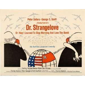 Dr. Strangelove Movie Poster (30 x 40 Inches   77cm x 102cm) (1964) UK 