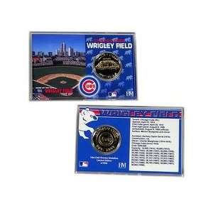  Highland Mint Chicago Cubs Wrigley Field Coin Card: Sports 