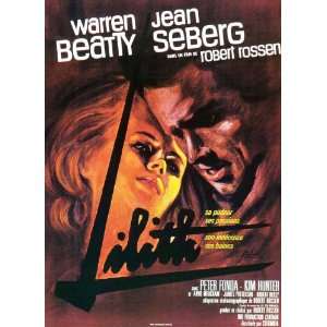 Lilith Poster French 27x40 Warren Beatty Jean Seberg Peter Fonda 