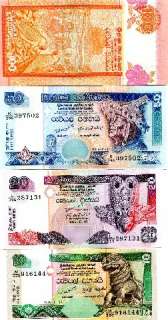 SRI LANKA SET 4 notes 10 20 50 100 Rupees 2006 UNC  
