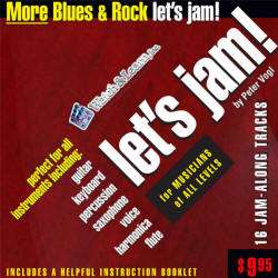 Lets Jam More Blues & Rock   Play Along CD Cover