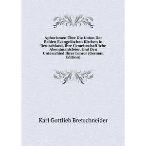   Ihrer Lehrer (German Edition) Karl Gottlieb Bretschneider Books