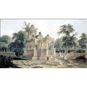  THOMAS & WILLIAM DANIELL   A HINDU TEMPLE IN THE FORT OF 