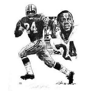  Willie Wood Green Bay Packers 16x20 Lithograph Sports 