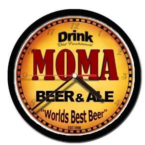  MOMA beer and ale cerveza wall clock 