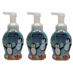Foaming Holiday Hand Soap,Penguins With Presents Holiday Design 8.5 Fl 