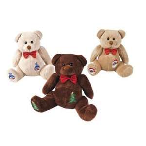   Holiday Patchwork Bean Bag Bears   Novelty Toys & Plush: Toys & Games