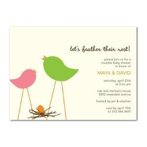  Baby Shower Invitations   Bare Nest Vanilla By Le Papier 