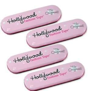 FOUR PACK   Hollywood Fashion Tape Clothing 2 Sided Tape 144 Strips w 