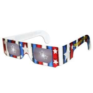 3D Holographic Fireworks Glasses STAR Pattern Pack of 10 