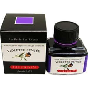   Herbin Bottled Ink Refill   Violette Pensee 130/77