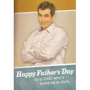   Day Card with Sound Modern Family To a Dad Whos Solid As a Rock
