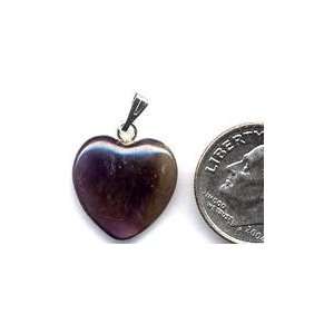  Amethyst 15mm Heart Pendant Arts, Crafts & Sewing