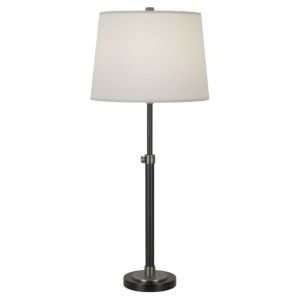   Adjustable Table Lamp by Robert Abbey : R097815 Shade Ivory Microfiber