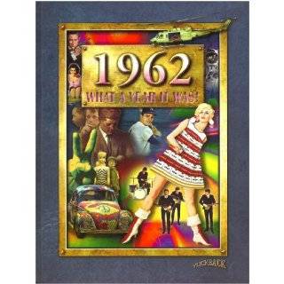 1962 What A Year It Was Book   50th Birthday Gift or 50th Anniversary 