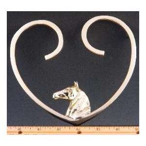  Mayer Mill Brass Horse Heart Trivet: Everything Else